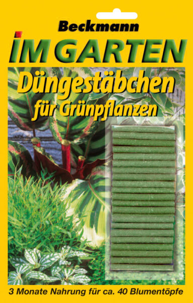 Beckmann Düngestäbchen Grün 40 Stäbchen