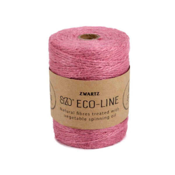 Sizo Jute Band pink rose Ø 3 mm x 160 m