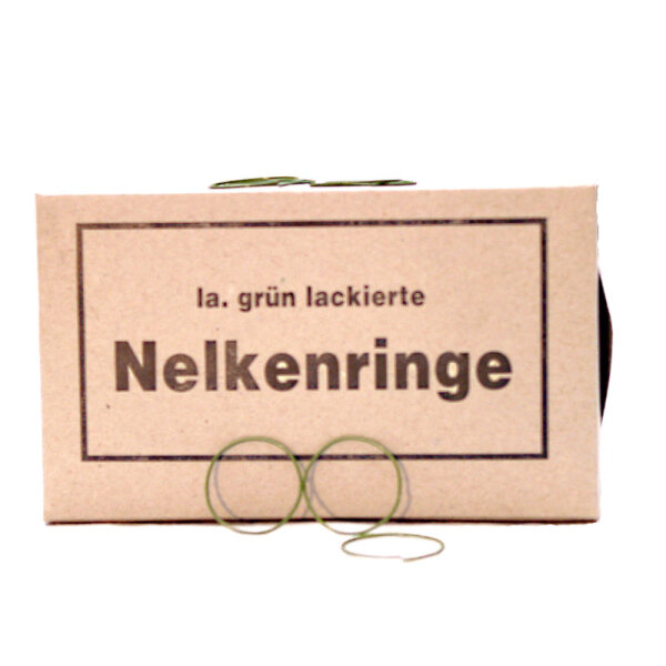 Nelkenringe Ø 17 mm , grün  0,5 kg