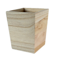 Topf Holz Tum 9,5x9,5x13,5cm ES8