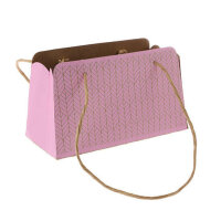 Tasche Fogliare Pockito Kraft pink 22x11cm